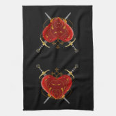 Heart & Daggers Kitchen Towel Theedoek (Verticaal)