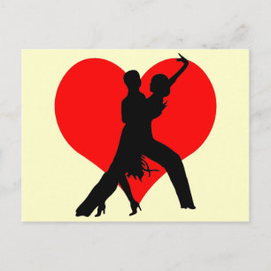 Heart-dans Briefkaart