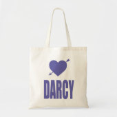 Heart Darcy canvas Tote Bag (Voorkant)