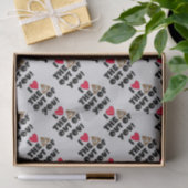 Heart de Poop EMoji Tissuepapier (Geschenk)