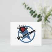 Heart Denmark Briefkaart (Staand voorkant)