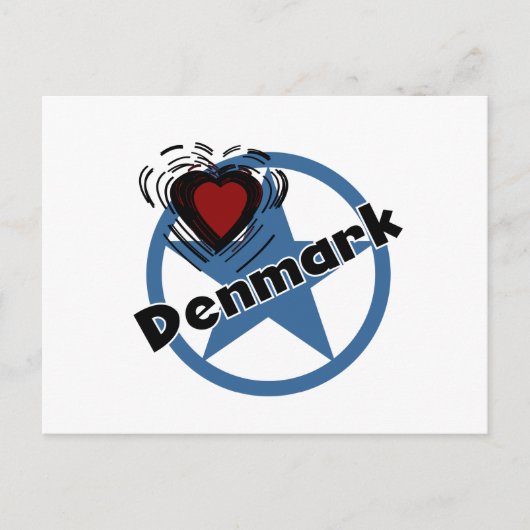 Heart Denmark Briefkaart (Voorkant)
