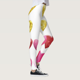 Heart Design All-Over-Print Leggings Stijlvol