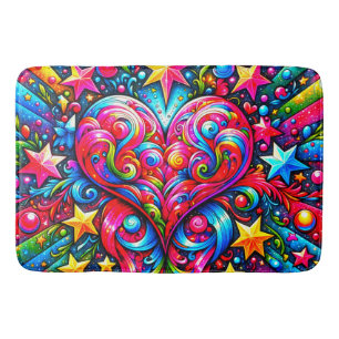 Heart Design Badmat