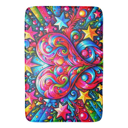 Heart Design Badmat (Voorkant Verticaal)