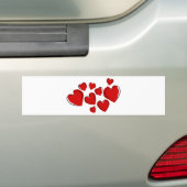 Heart Design Bumpersticker (Op auto)