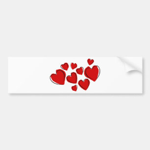 Heart Design Bumpersticker