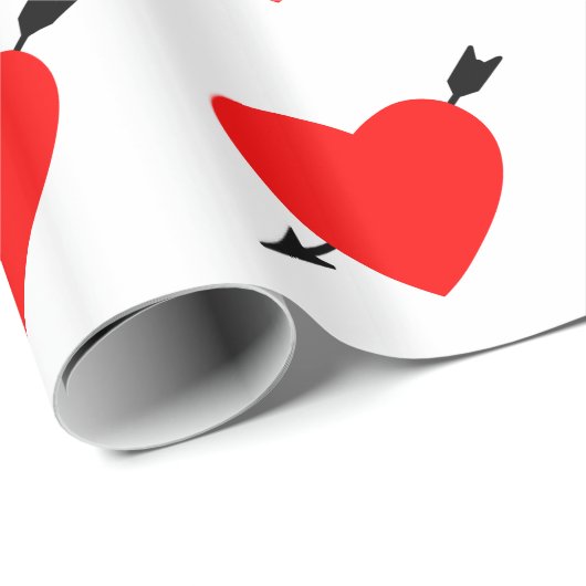 Heart Design Cadeaupapier (Rol Hoek)