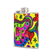 Heart Design Heupfles (Links)