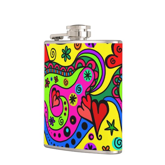 Heart Design Heupfles (Links)