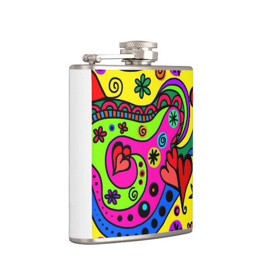 Heart Design Heupfles (Rechts)