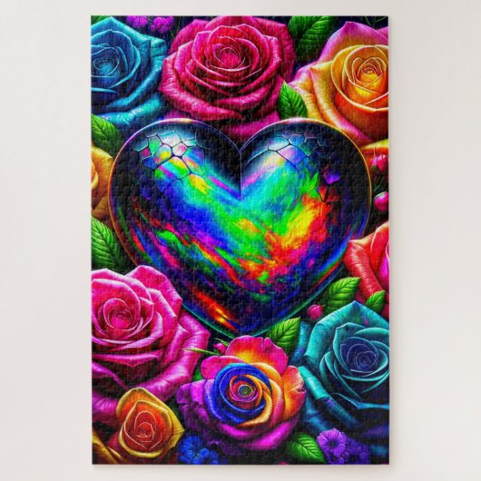 Heart Design Legpuzzel (Verticaal)