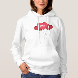 Heart design logo-shirt hoodie