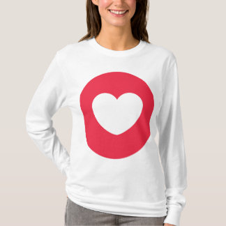 Heart design logo-shirt t-shirt