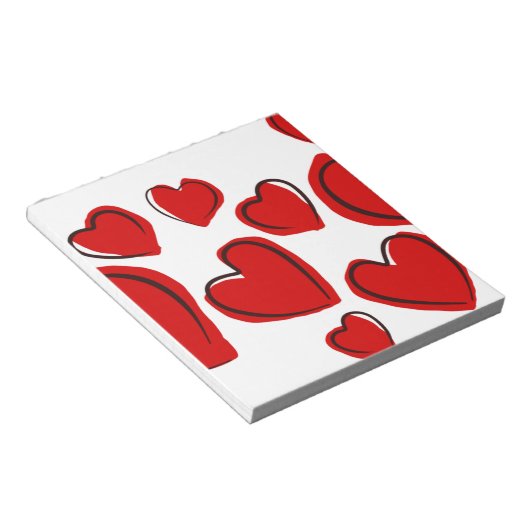 Heart Design Notitieblok (Schuin)