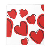 Heart Design Notitieblok (Voorkant)