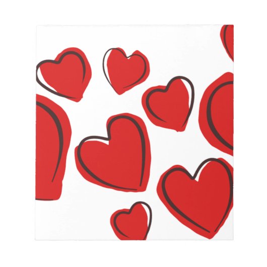 Heart Design Notitieblok (Voorkant)