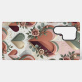 Heart Design Samsung Phone Case Galaxy Hoesje (Achterkant horizontaal)