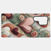 Heart Design Samsung Phone Case Galaxy Hoesje (Achterkant horizontaal)