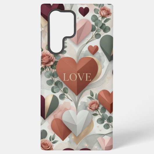 Heart Design Samsung Phone Case Galaxy Hoesje (Achterkant)
