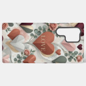Heart Design Samsung Phone Case Galaxy Hoesje (Achterkant horizontaal)