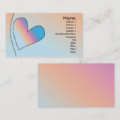 Heart Design Visitekaartje (Voorkant / Achterkant)