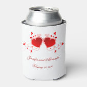 Heart Design Weddenschap voor Koelboxxen Blikjeskoeler (Blikje Voorkant)