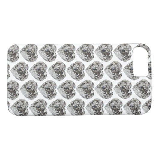 Heart Diamond Case-Mate iPhone Case (Achterkant (Horizontaal))