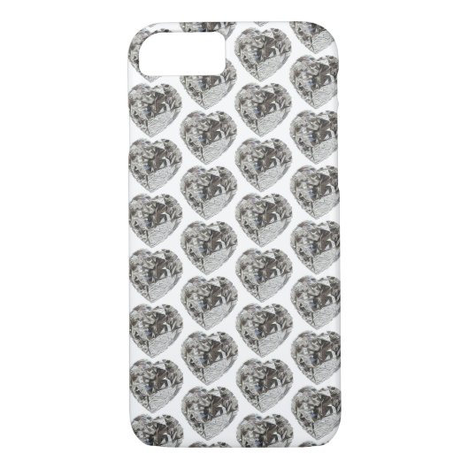 Heart Diamond Case-Mate iPhone Case (Achterkant)