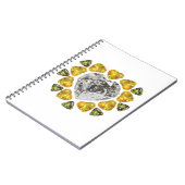 Heart Diamond Gemstone Art Notitieboek (Linkerzijde)