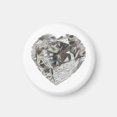 Heart Diamond Magneet (Voorkant)