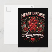 Heart Disease Awareness Briefkaart (Voorkant / Achterkant)
