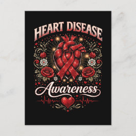 Heart Disease Awareness Briefkaart