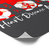Heart Disease Awareness Gnome Poster (Hoek)