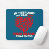 Heart Disease Awareness Go Red In February Health  Muismat (Met muis)