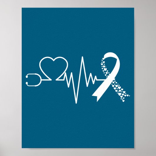 Heart Disease Awareness Go Red In February Health  Poster (Voorkant)