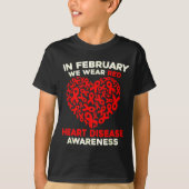 Heart Disease Awareness Go Red In February Health  T-shirt (Voorkant)
