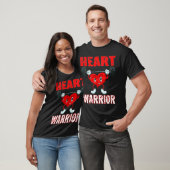 Heart Disease Awareness Heart Warrior Wear Red Hea T-shirt (Unisex)