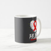 Heart Disease Awareness  Koffiemok (Voorkant rechts)