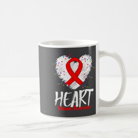 Heart Disease Awareness  Koffiemok (Rechts)
