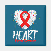 Heart Disease Awareness  Magneet (Voorkant)
