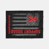 Heart Disease Awareness Month Open Heart Diseases Fleece Deken (Voorkant (Horizontaal))