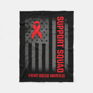 Heart Disease Awareness Month Open Heart Diseases Fleece Deken