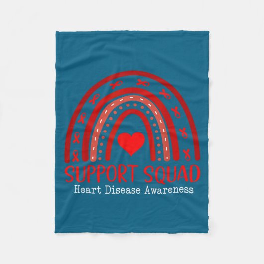 Heart Disease Awareness Month Open Heart Diseases  Fleece Deken (Voorkant)