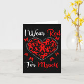 Heart Disease Awareness Month Open Heart Diseases  Kaart (Gele Bloem)