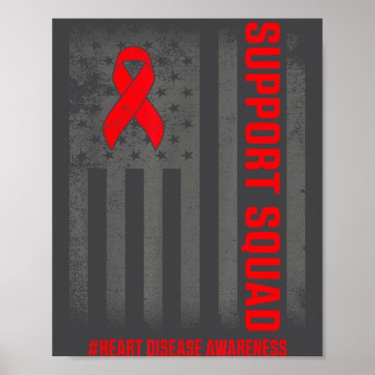 Heart Disease Awareness Month Open Heart Diseases  Poster (Voorkant)