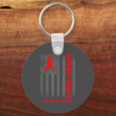 Heart Disease Awareness Month Open Heart Diseases  Sleutelhanger (Voorkant)