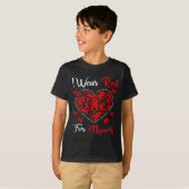 Heart Disease Awareness Month Open Heart Diseases  T-shirt (Voorkant volledig)