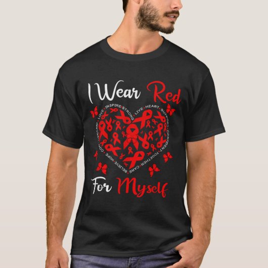 Heart Disease Awareness Month Open Heart Diseases  T-shirt (Voorkant)