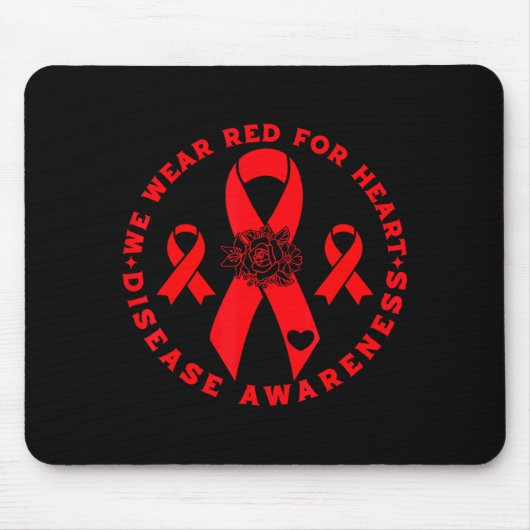 Heart Disease Awareness Muismat (Voorkant)